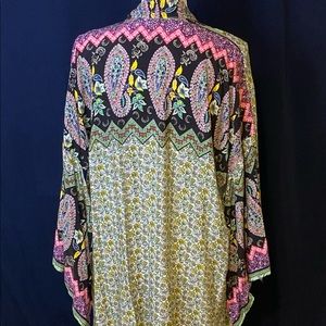 Umgee Kimono Paisley Floral Cardigan